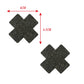 Nipple jewelry - Black metallic glitter XFACTOR